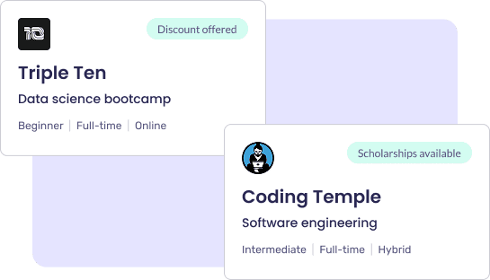 Video call with four Career Karma users talking about starting careers, choosing bootcamps, and laptops. 